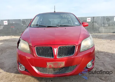 2009 Pontiac G3 z USA, uszkodzony, nr VIN KL2TD66E09B654637